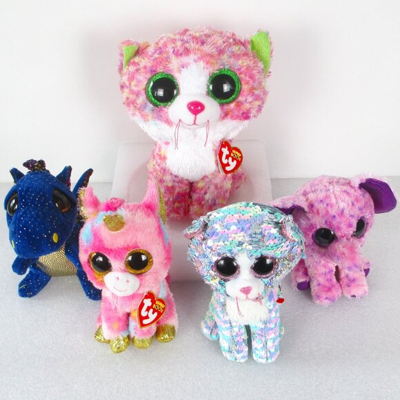 BUNDLE OF 5 TY BEANIE BABY BOOS - Picture 2 of 14